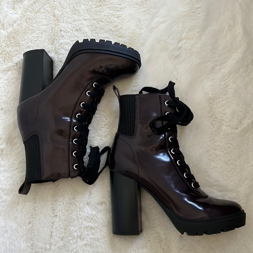 Heeled Combat Boots